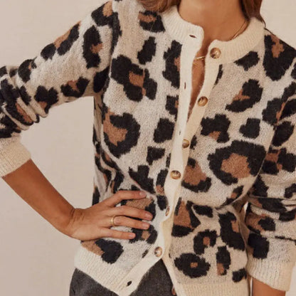 | Leopard Striped Top