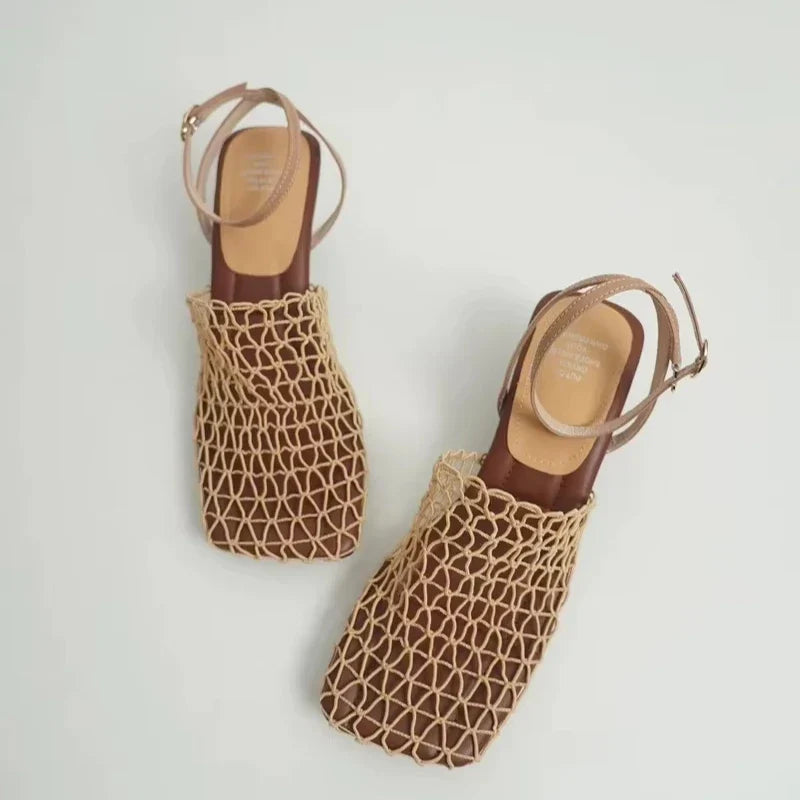 | Mesh Weave Heels