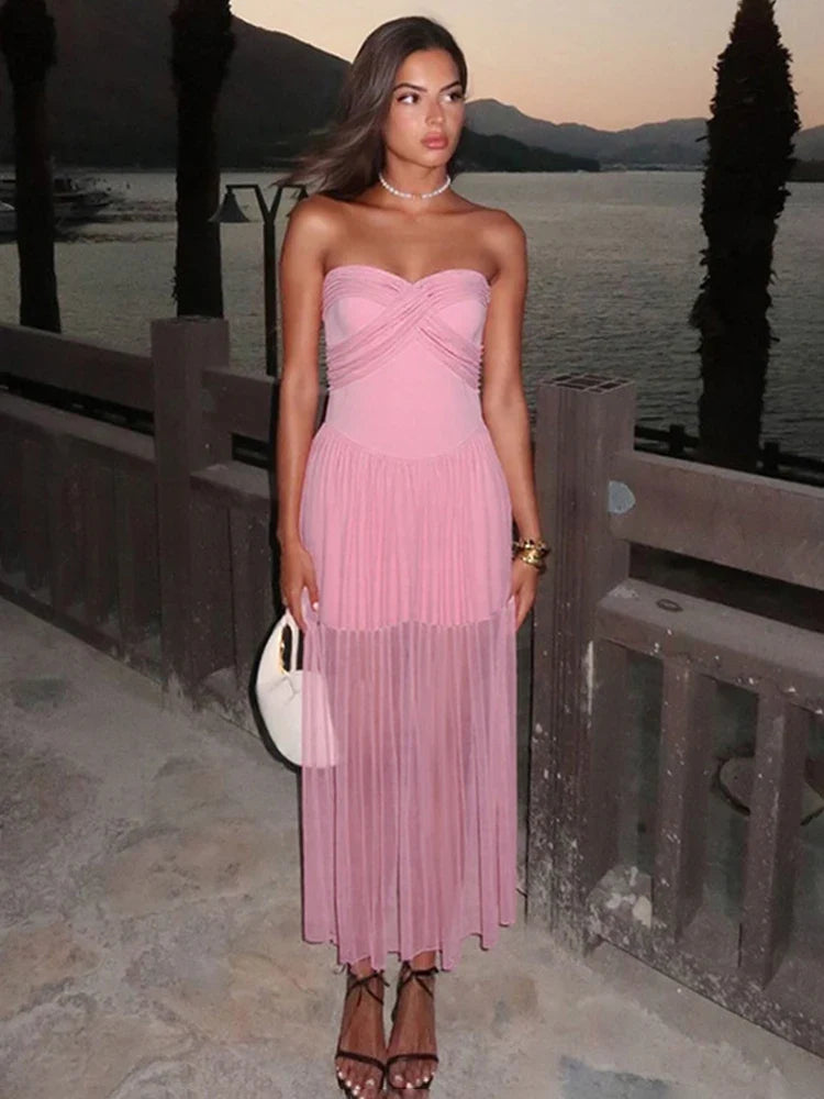 Ribbed Button Knit Bodycon Maxi Dress