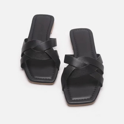 | Woven Slide Sandals