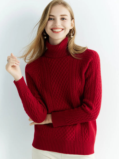 | Cable-Knit Classic Sweater