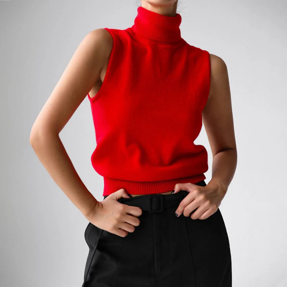 | High-Neck Vest