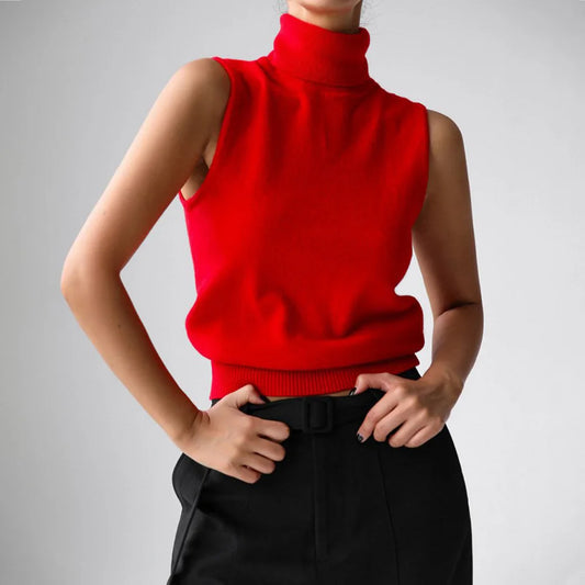 | High-Neck Vest