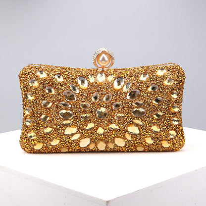 Diamond Encrusted Clutch Bag by Talia