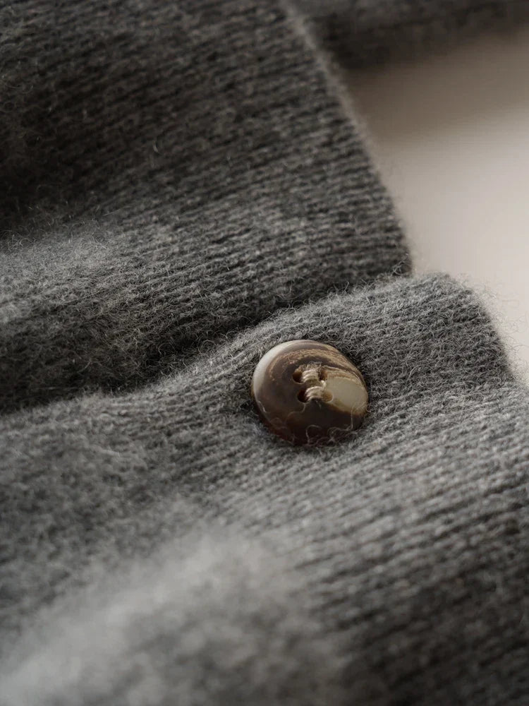 | Cashmere Button Cardigan