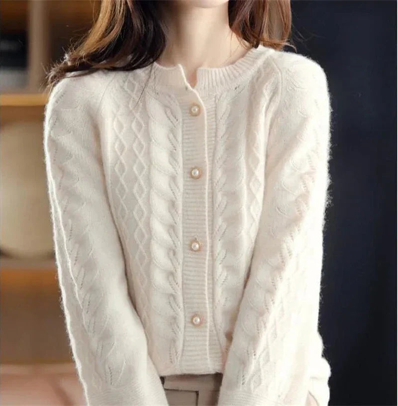 | Pearl Button Cardigan