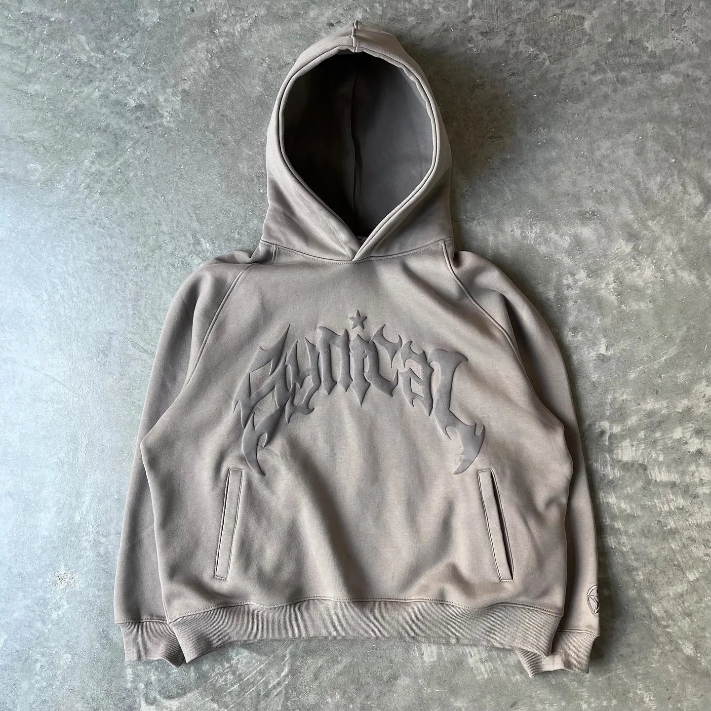 Gothic Star Oversized Hoodie