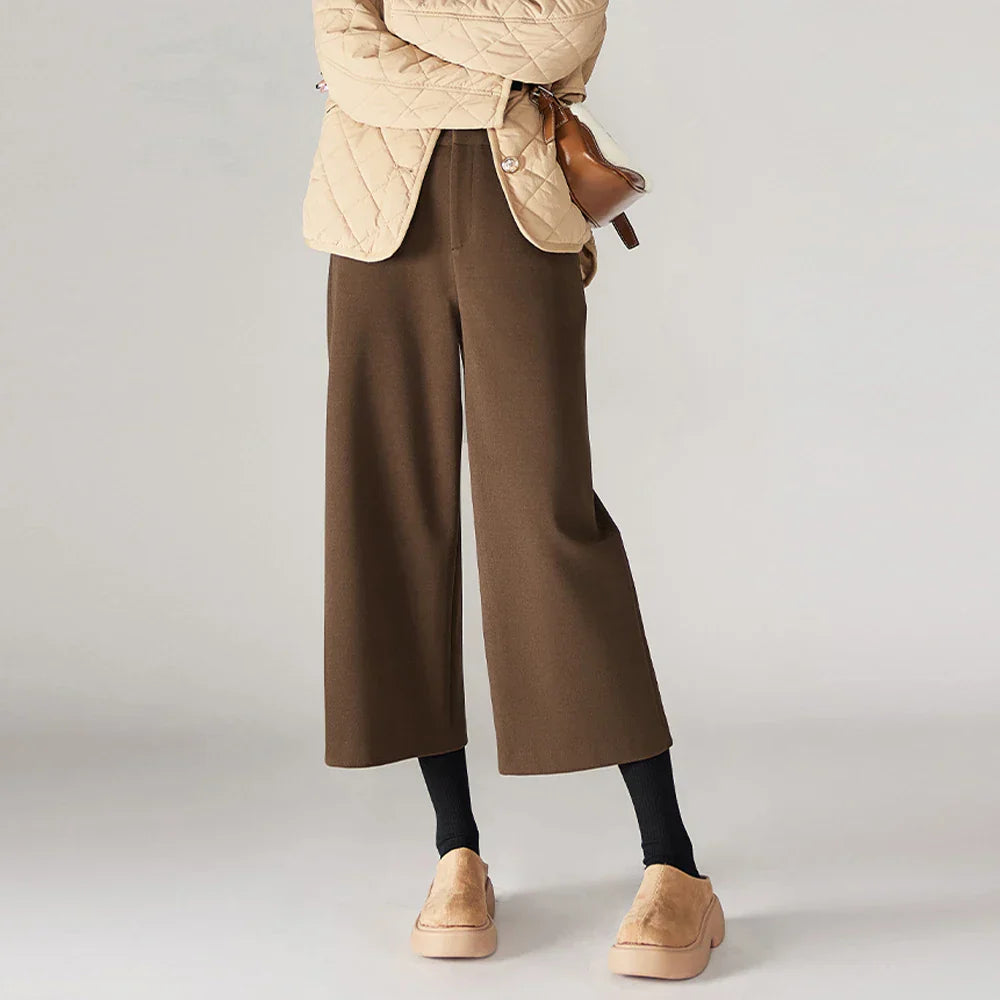 | Woolen Wide Leg Pants