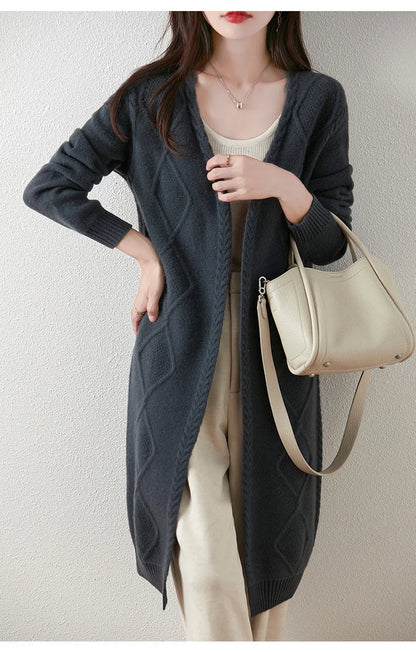 | Cable-Knit Cardigan