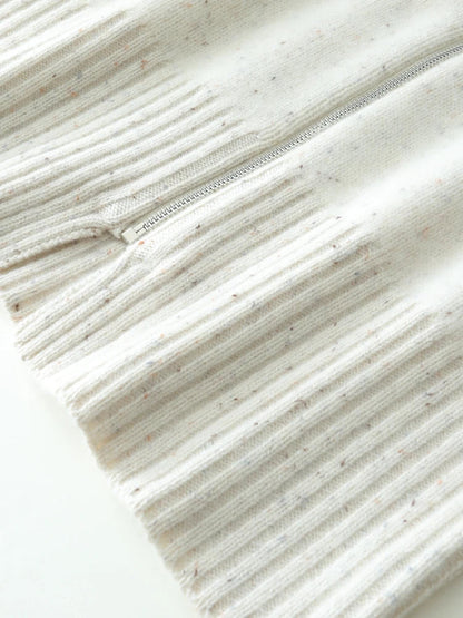 | Cashmere Zip Cardigan