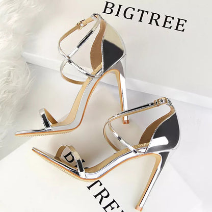 Sparkle Sequins Stiletto Heels Women Pumps - 10 cm Sexy High Heels