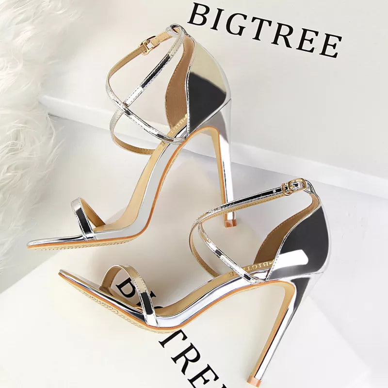 Sparkle Sequins Stiletto Heels Women Pumps - 10 cm Sexy High Heels