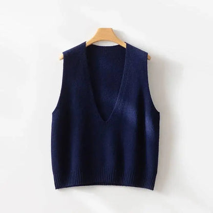 | Deep-V Wool Vest