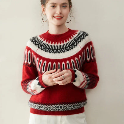 | Fair Isle Cashmere Sweater