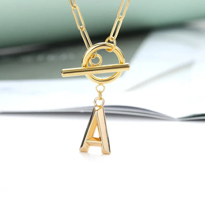 The Initial Toggle Necklace