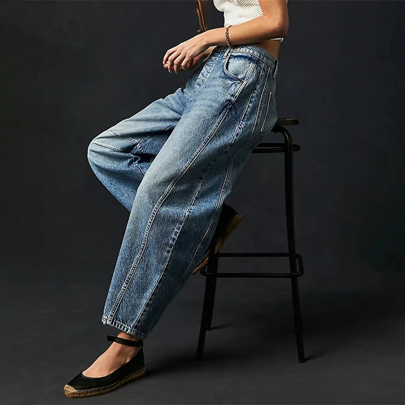 | Barrel-Leg Denim