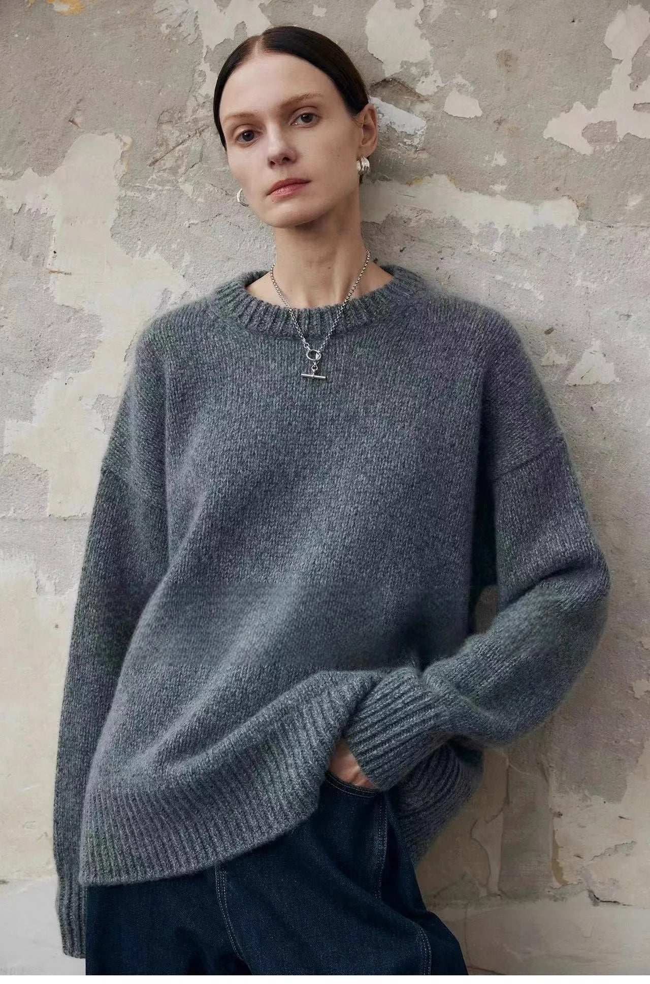 | Pure Cashmere Oversized Sweater