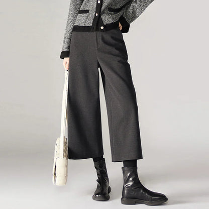 | Woolen Wide Leg Pants