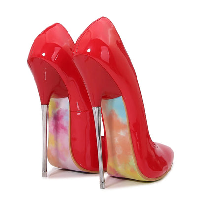 16cm Red Stiletto High Heels Sexy Women Pumps