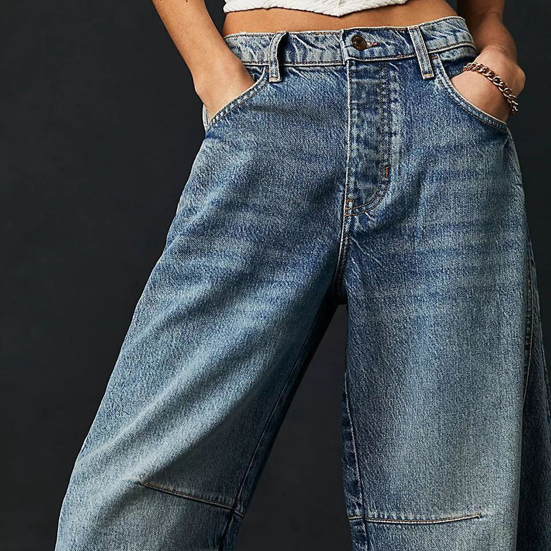 | Barrel-Leg Denim