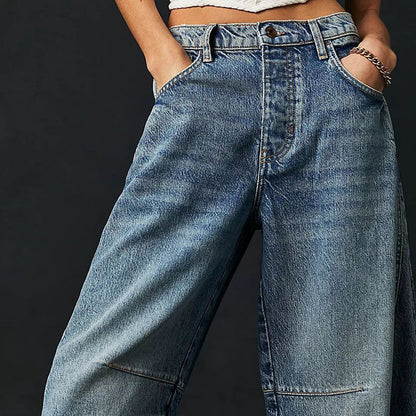 | Barrel-Leg Denim