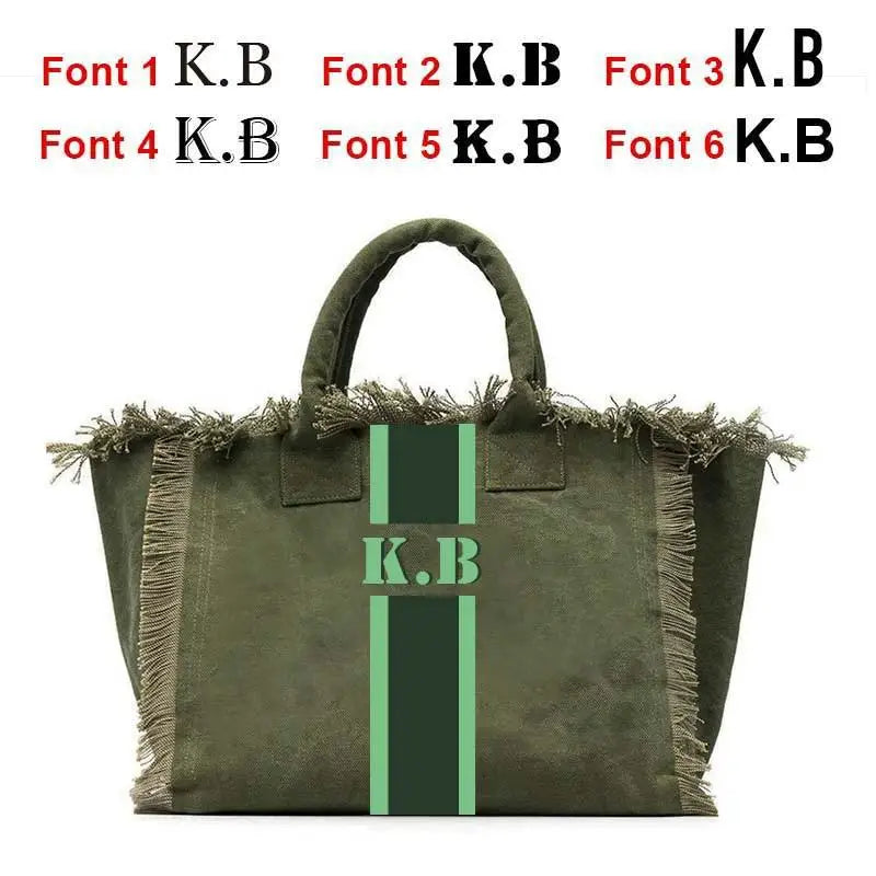 BLEUE PERSONALIZED TOTE