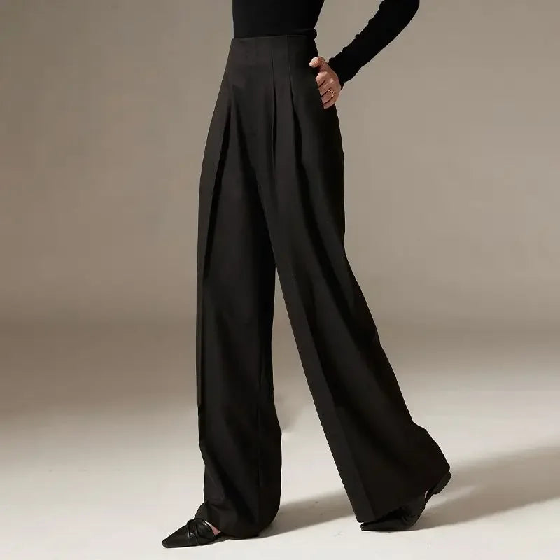 | Wide Leg Draped Pants