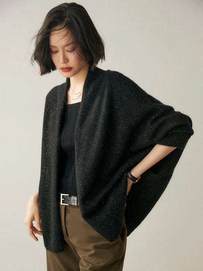 | Cashmere Shawl Sweater