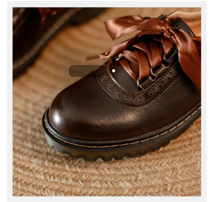 | 100% Leather Oxford Shoes