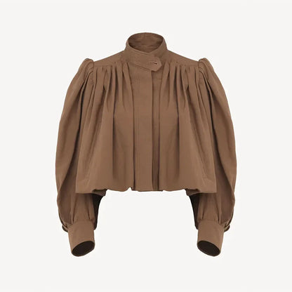Edie Cropped Bomber Jacket