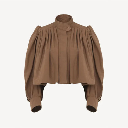 Edie Cropped Bomber Jacket