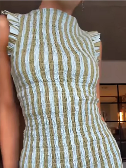 Rebecca Striped Maxi Dress