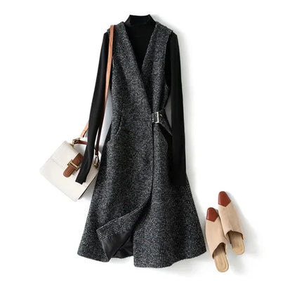 | Textured Wrap Vest