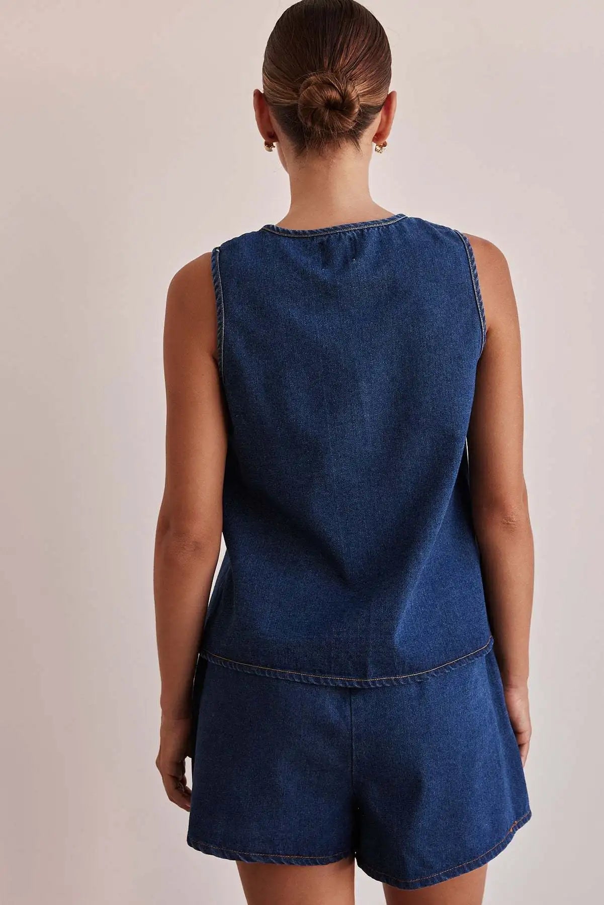 | Denim Tie Set