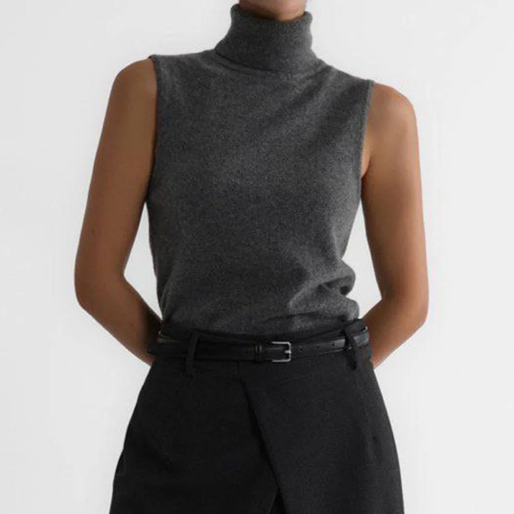 | High-Neck Vest
