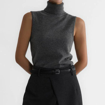 | High-Neck Vest