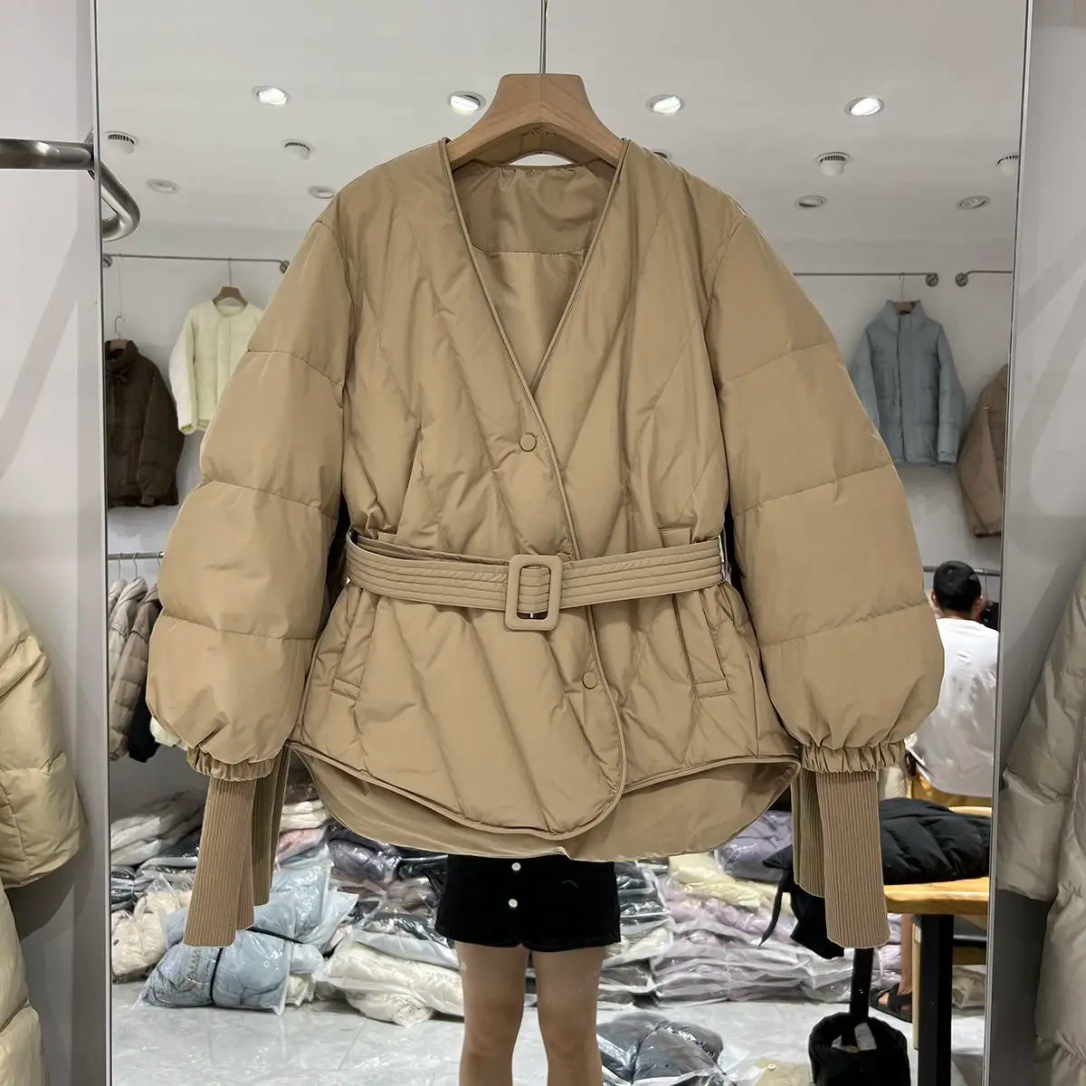 | Quilted Down Jacket