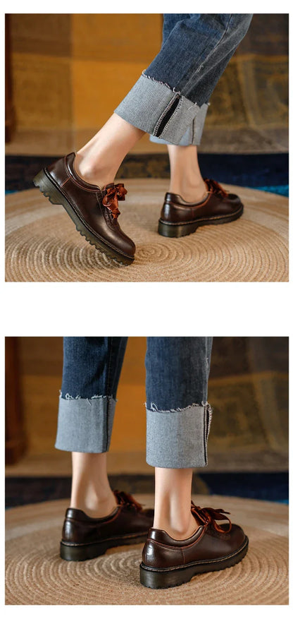 | 100% Leather Oxford Shoes