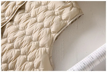 | Puffer Vest in Gold