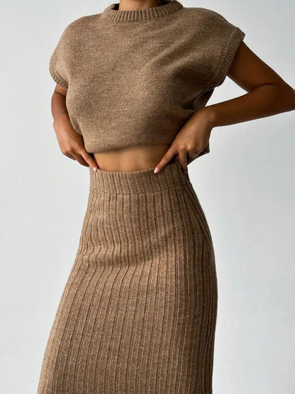 | Rib Sleeveless Set