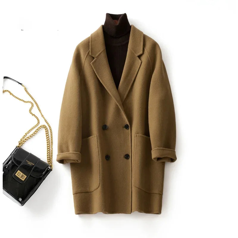 | Wool Herringbone Coat