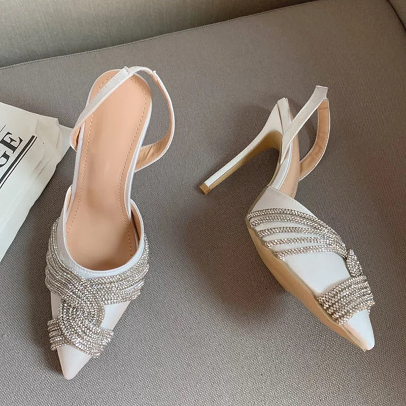 Spring Autumn Thin High Heels Ladies Sandals 11CM