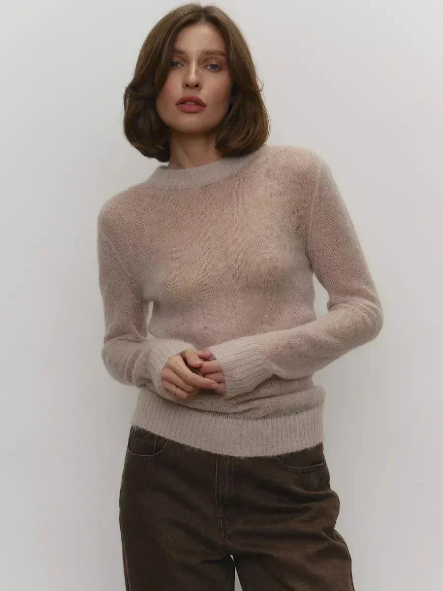 | Mohair Crewneck