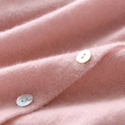 | Asymmetric Button Sweater