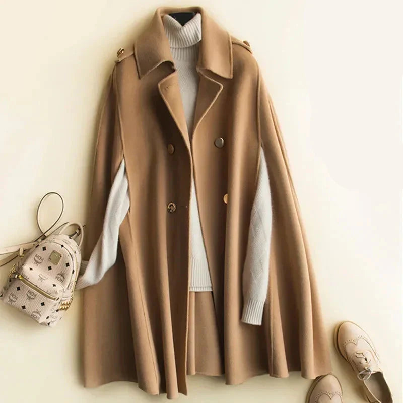 | Wool Cape Coat