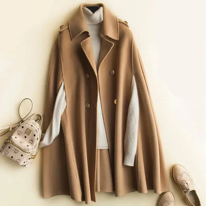 | Wool Cape Coat
