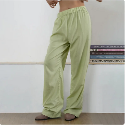 Cotton Pocket Straight Pant