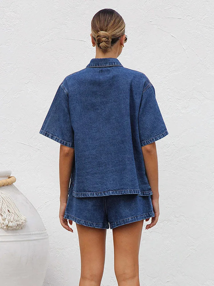| Denim 2-Piece Set