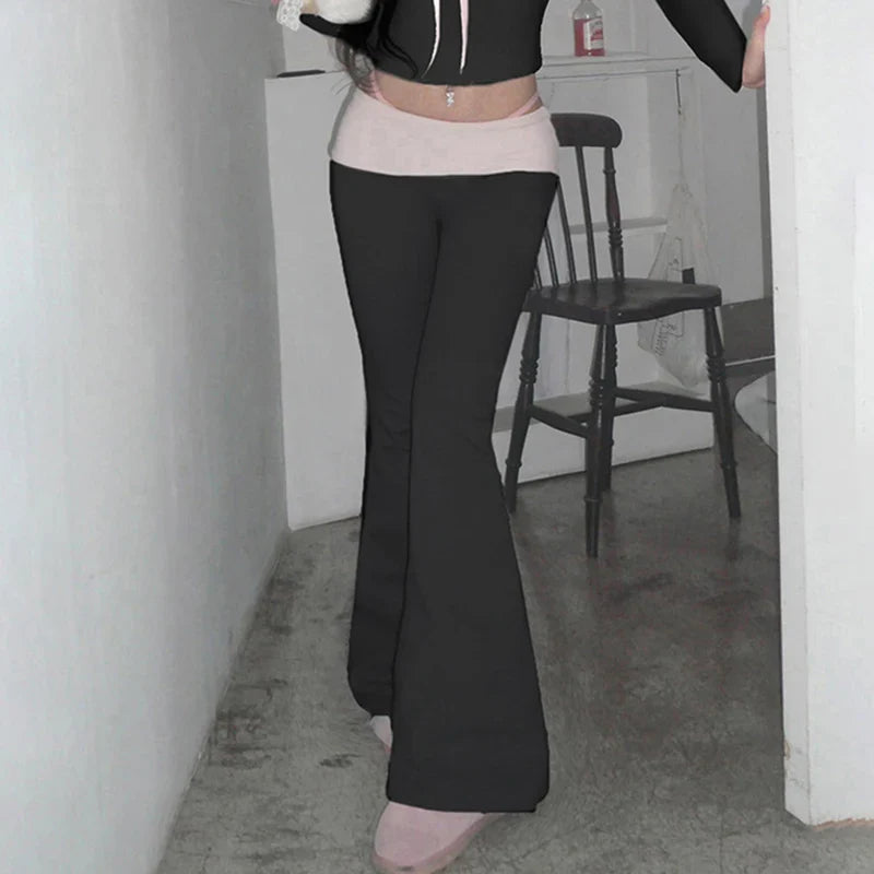 Low Waist Flared Sweat Pant