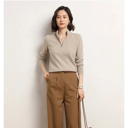 | Cashmere Half-Zip